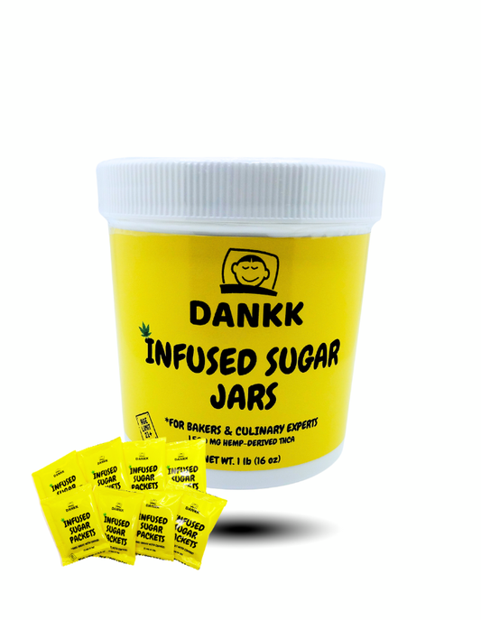 Dankk INFUSED Sugar - 1 Lb Jar (1,500 mg D9 THC)
