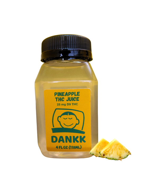 Dankk Pineapple Juice (4 oz) - 25mg D9 THC