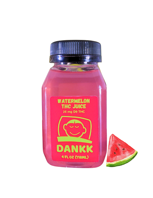 Dankk Watermelon Juice (4 oz) - 25mg D9 THC